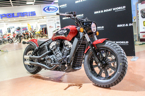 Ensipuraisussa Indian Scout Bobber