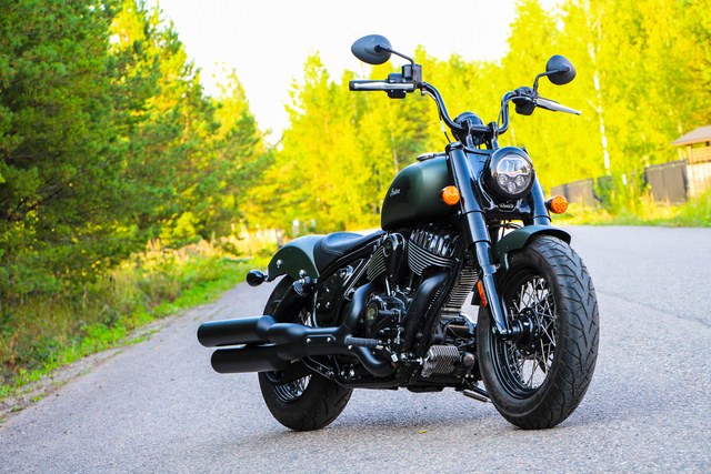 Indian Chief Bobber Dark Horse – Kun koolla on väliä